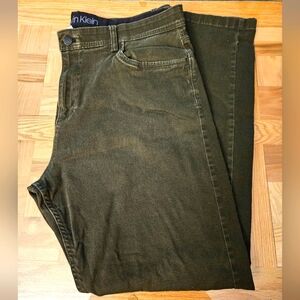Calvin Klein Dark Olive Trousers